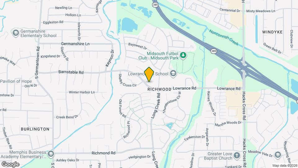 7628 Lowrance Rd Map and Location Details