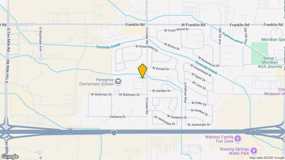 1658 W Bayeux Dr Map and Location Details