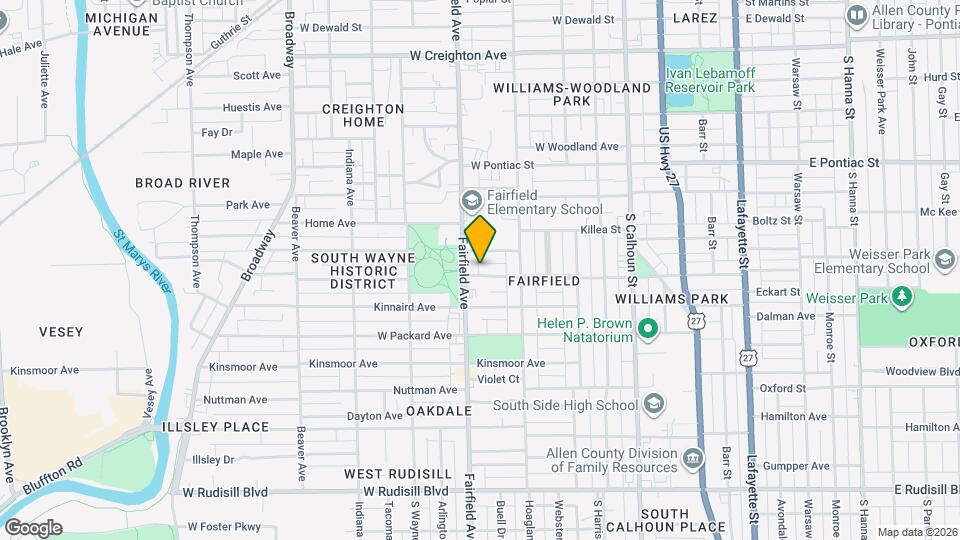 448 W Wildwood Ave Map and Location Details