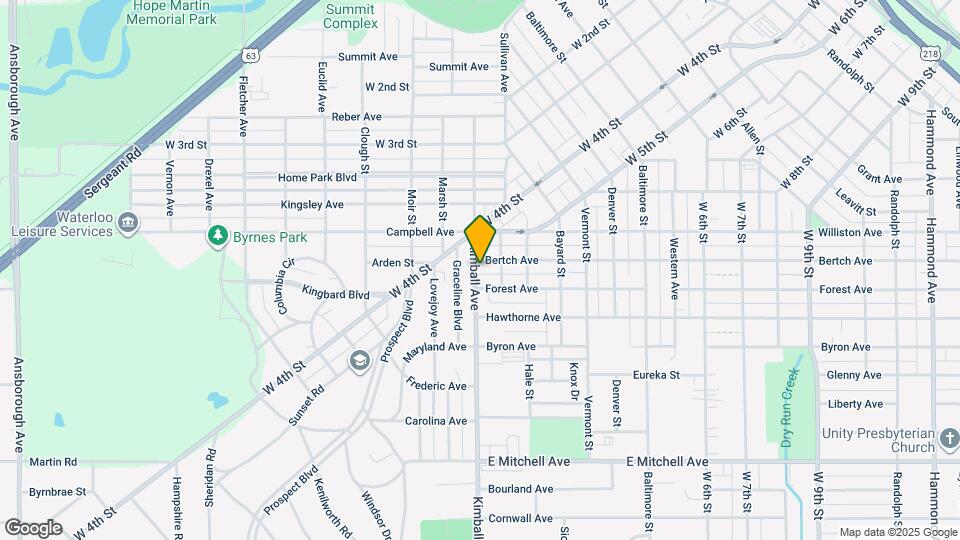 911 Kimball Ave Mapa y Detalles de la Ubicación