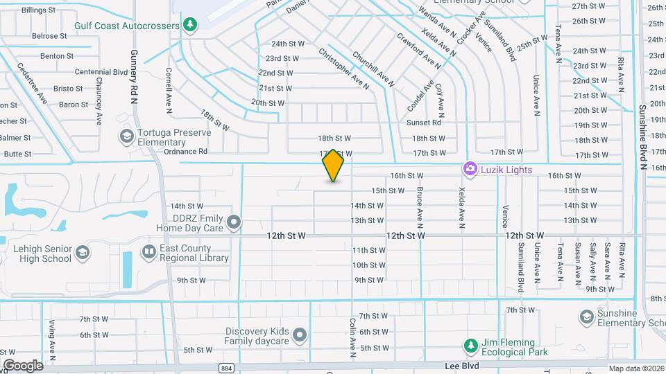 4008 15th St W Map and Location Details