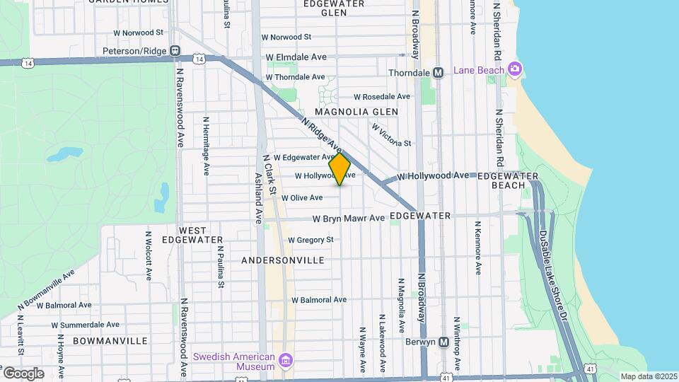 5646 N Glenwood Ave Map and Location Details