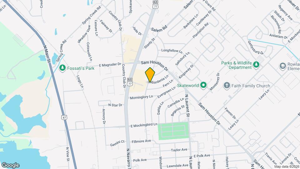 701 Gardenia Ln Map and Location Details