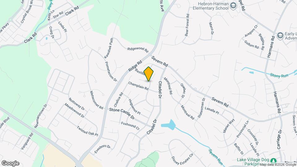 7872 Bastille Pl Map and Location Details