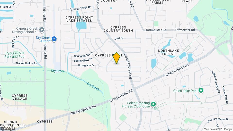 16318 Cypress Point Dr Map and Location Details