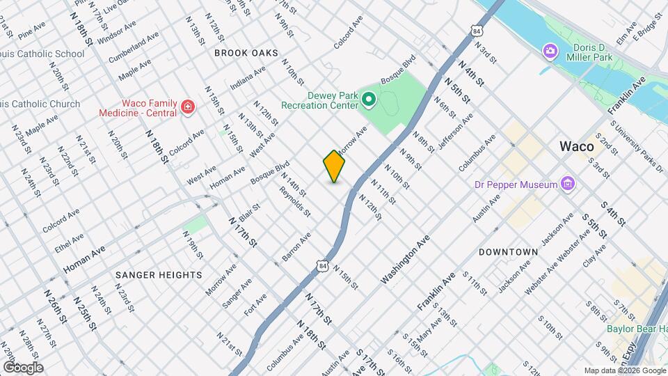 719 N 13th St Map and Location Details