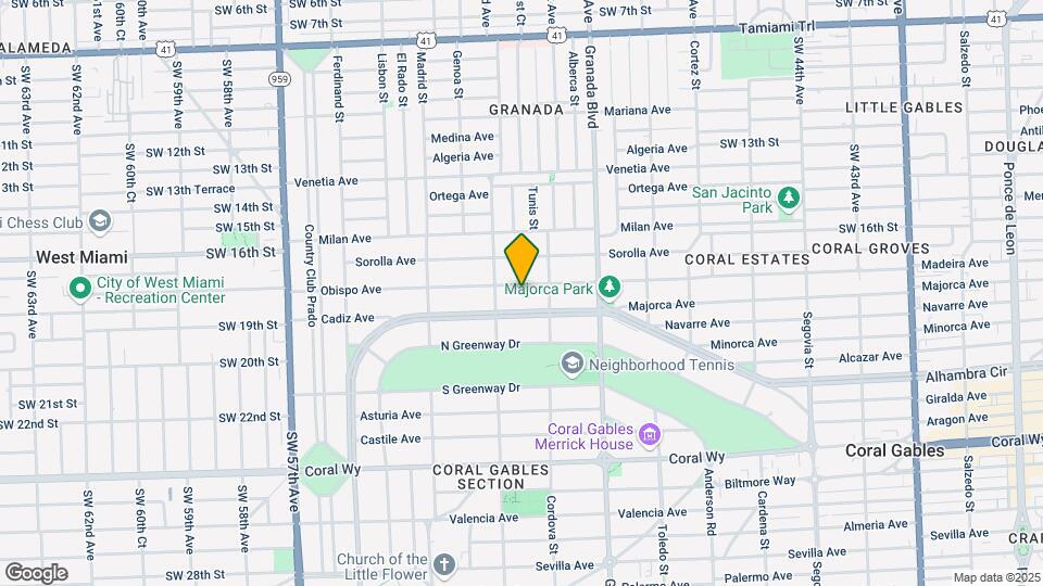 1126 Obispo Ave Map and Location Details