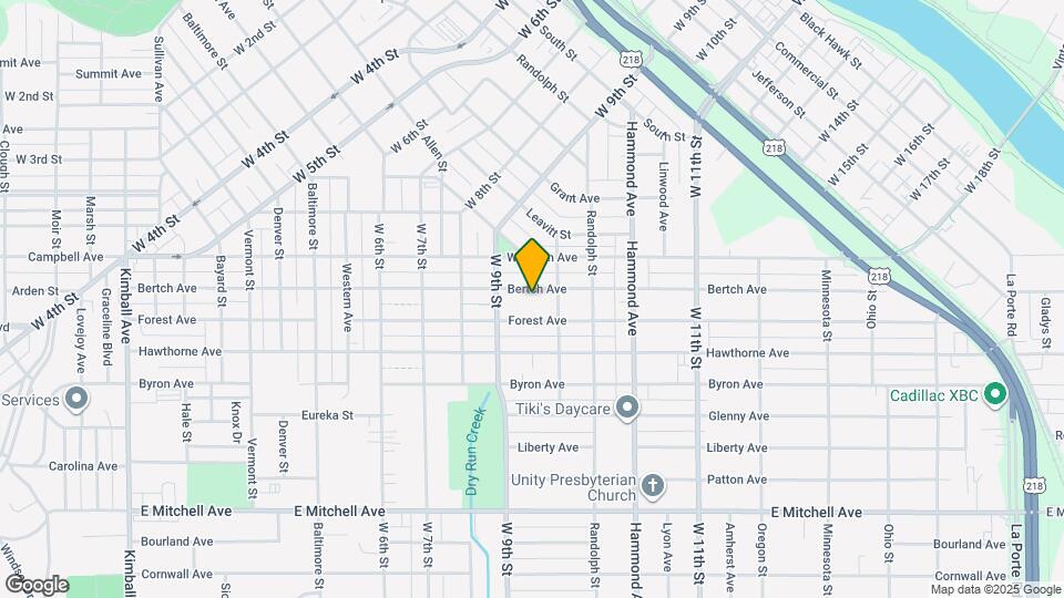 1134 Bertch Ave Map and Location Details