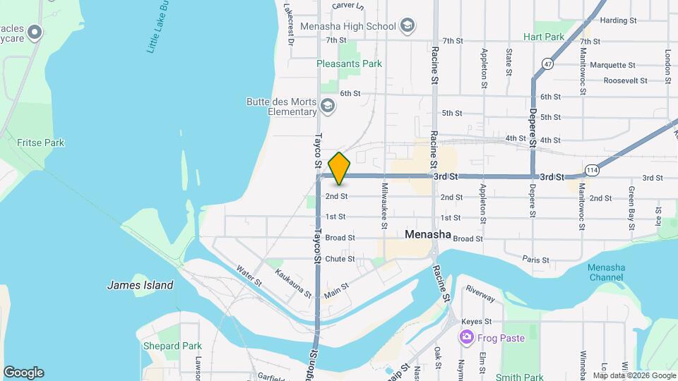 316 2nd St Map and Location Details