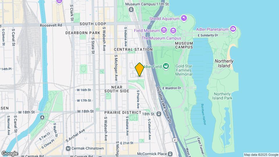 1515 S Prairie Ave Map and Location Details