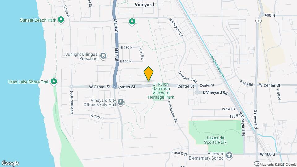 196 E Water Ln Map and Location Details