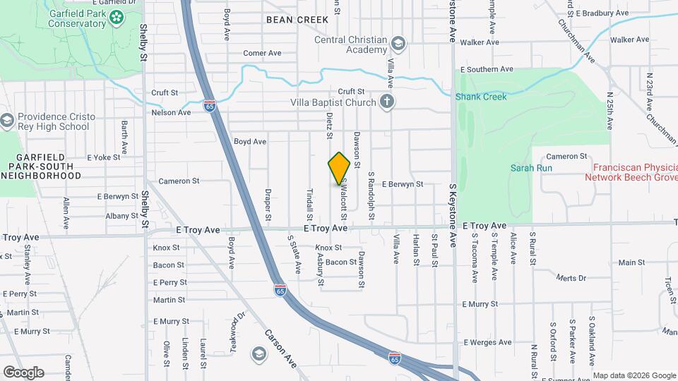 2908 S Walcott St Mapa y Detalles de la Ubicación