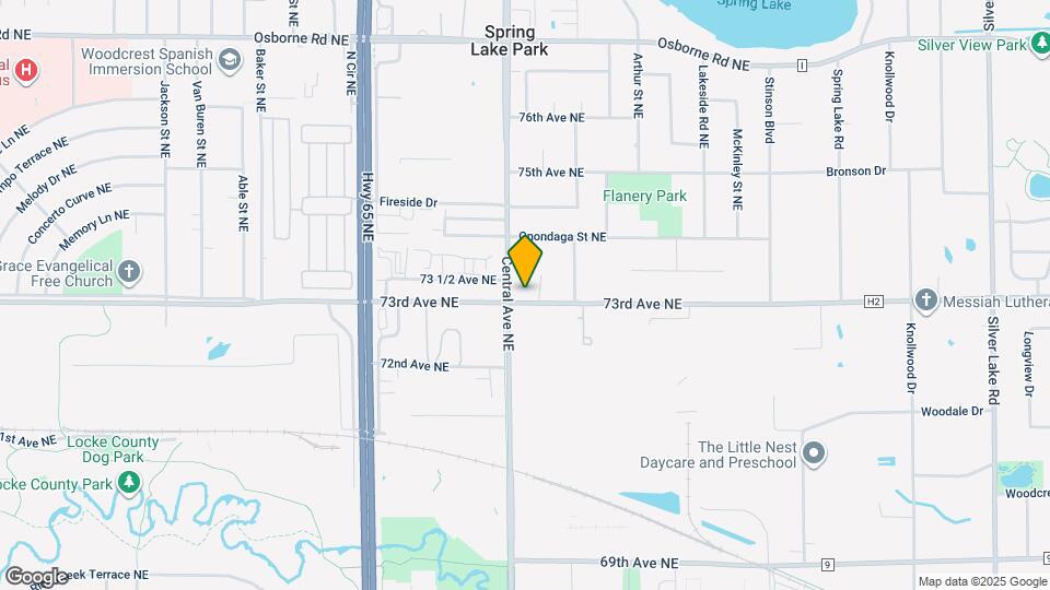 1323 73rd Ave NE Map and Location Details