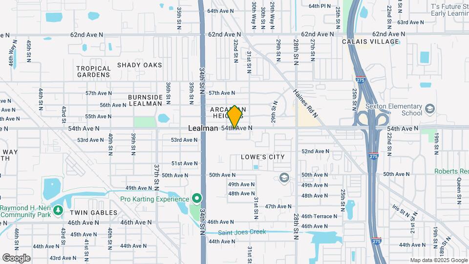 Villa Plumosa Mobile Home Park Map and Location Details