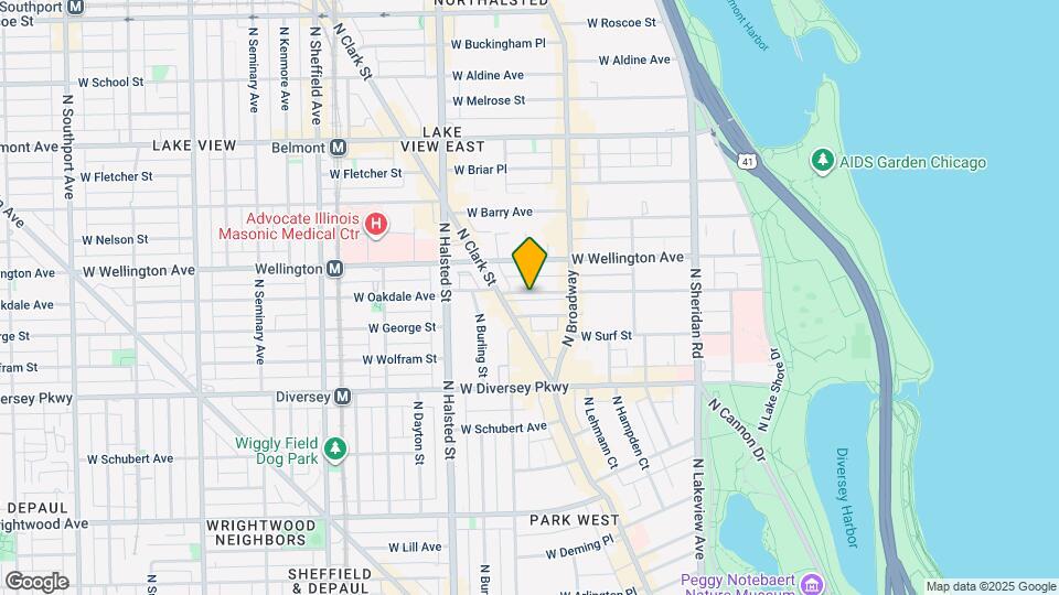 639-647 W Oakdale Ave Map and Location Details