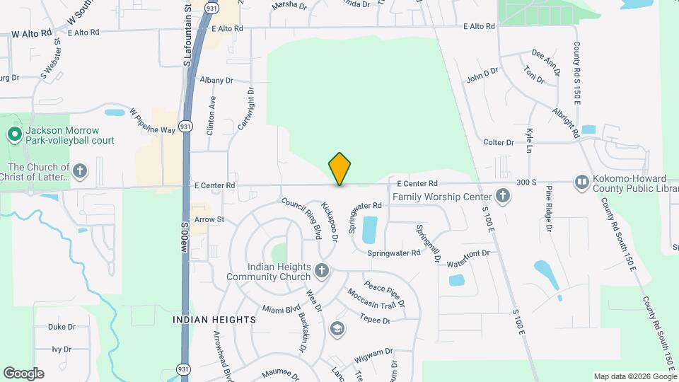 855 E Center Rd Map and Location Details