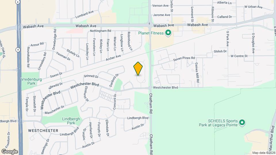 100 Andover Dr Map and Location Details