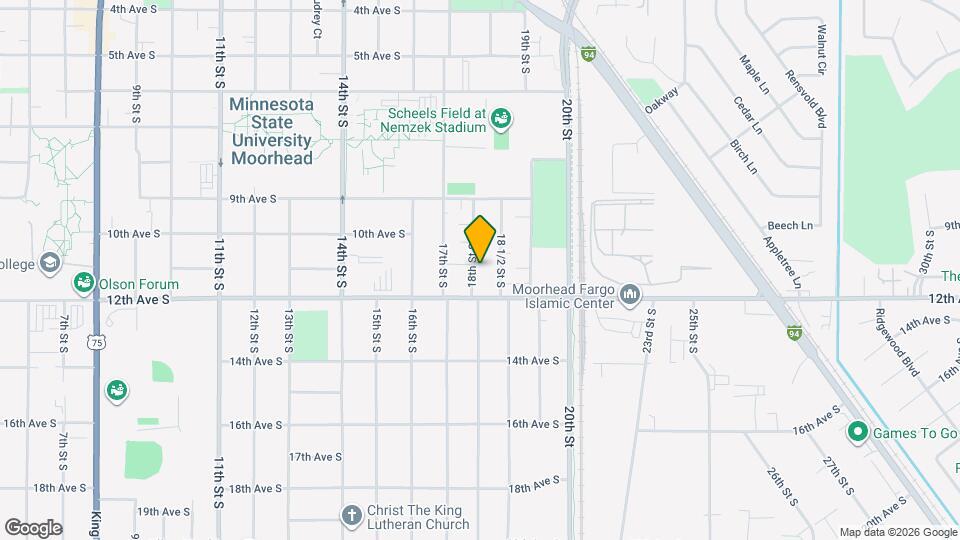 1106 18th St S, Unit 2 Map and Location Details