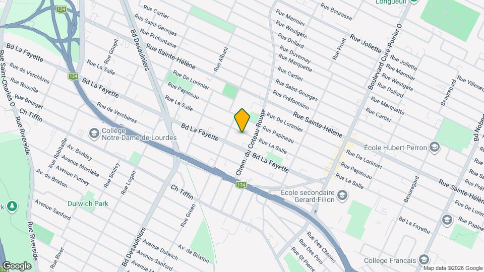 1290 La Salle Rue Map and Location Details