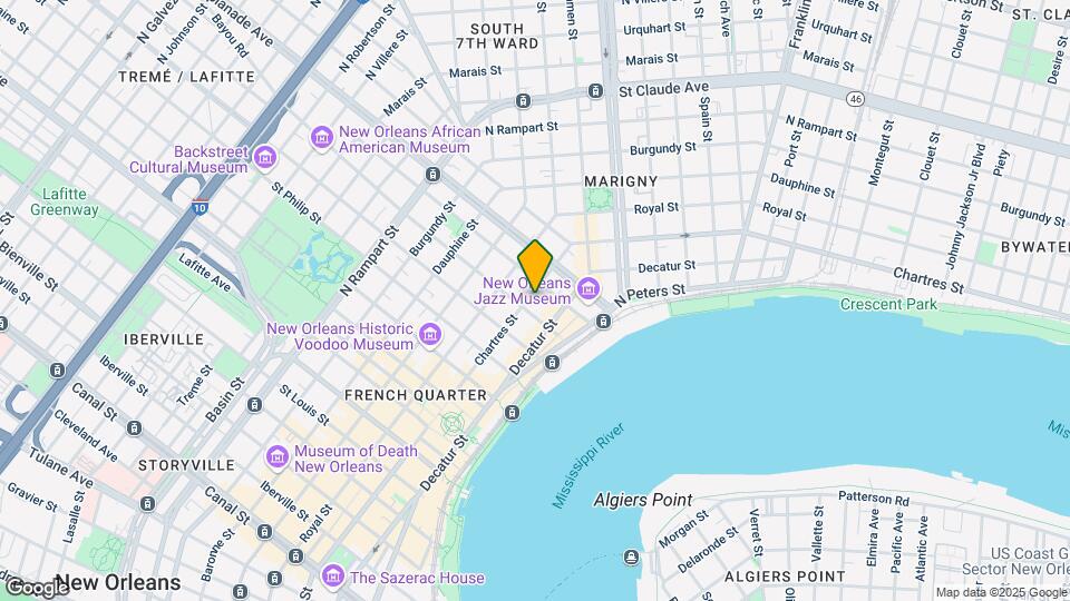 1216-1226 Chartres St Map and Location Details