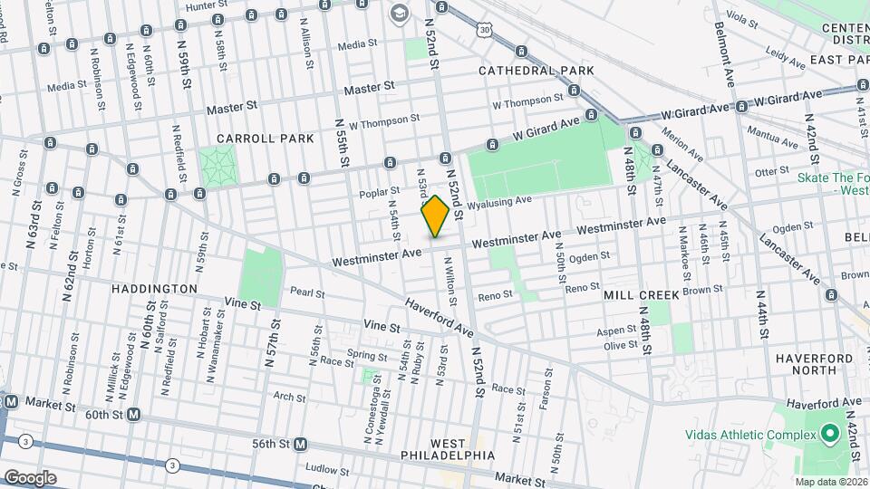 5229 Westminster Ave Map and Location Details