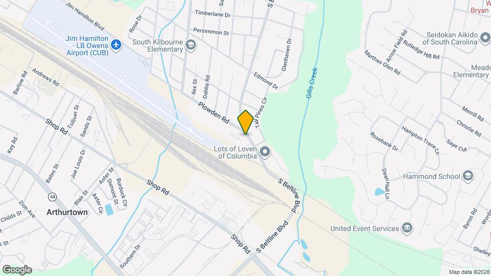 1643 S Beltline Blvd Map and Location Details