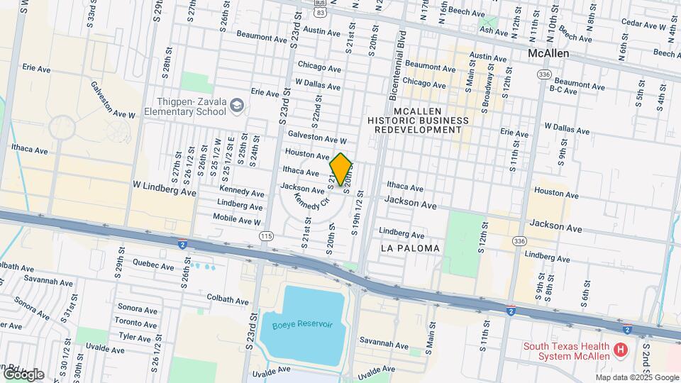 920 S 20th St Map and Location Details