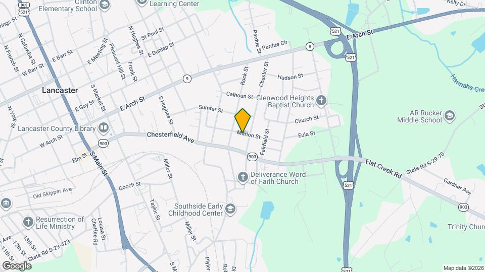 909 Marion St Map and Location Details