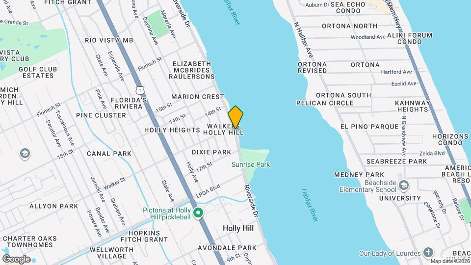 1241 Riverside Dr Map and Location Details