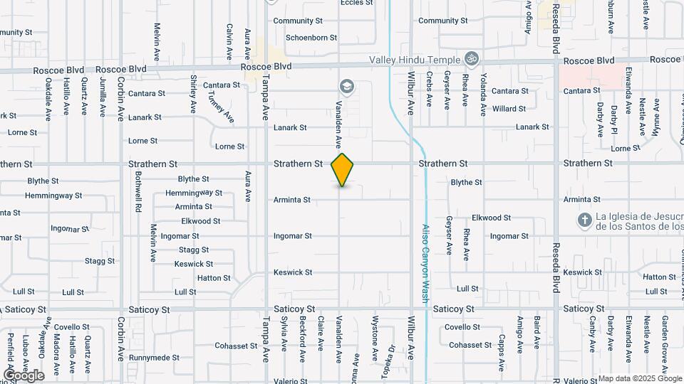 7920 Vanalden Ave Map and Location Details