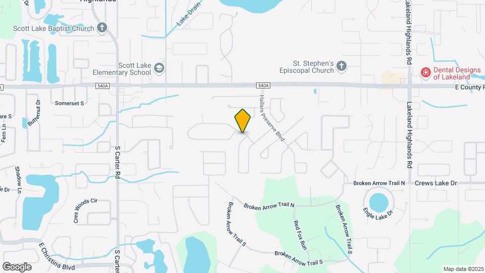 6562 Evergreen Park Dr Map and Location Details