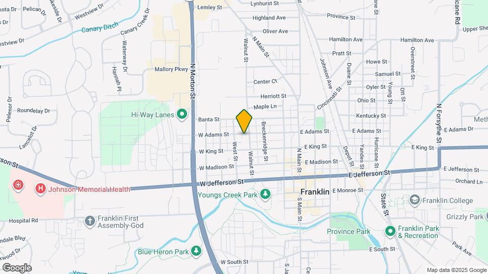 301 W Adams St Map and Location Details