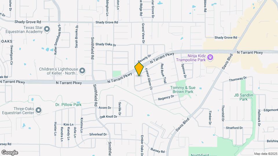 8113 Pecan Ridge Dr Map and Location Details