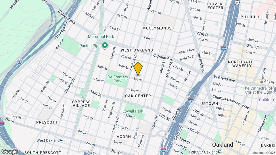 1808 Chestnut St Mapa y Detalles de la Ubicación