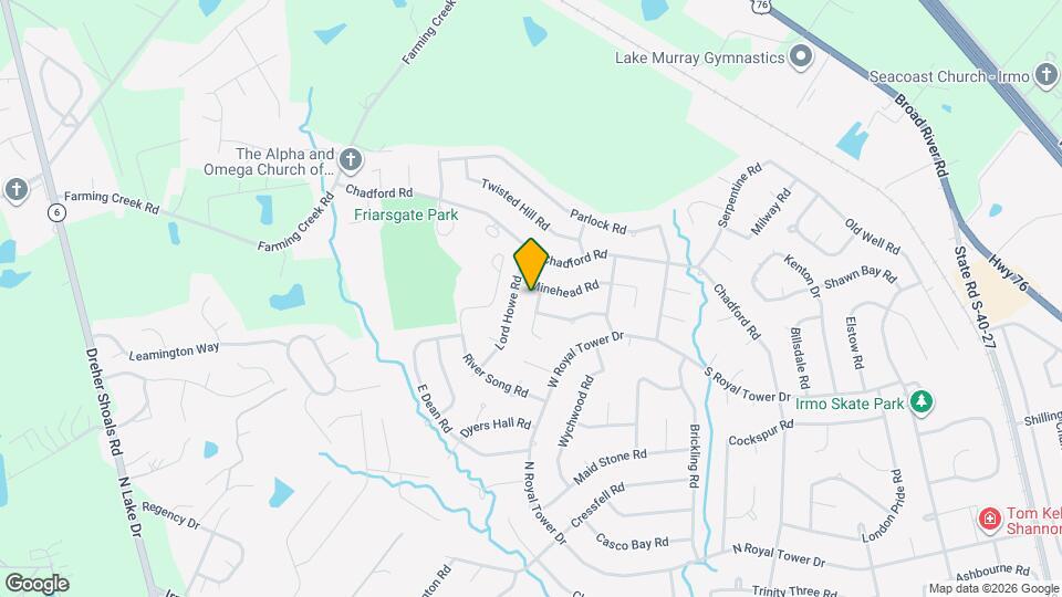 106 Temple Walk Rd Map and Location Details