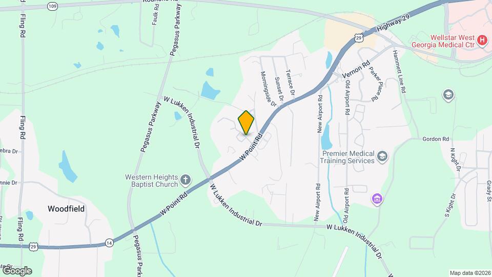 2184 W Point Rd Map and Location Details