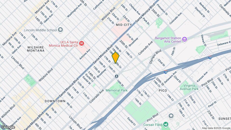 1517 17th St Map and Location Details