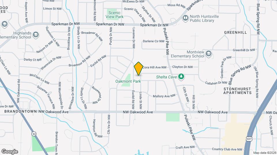 2211 Linde St NW Map and Location Details