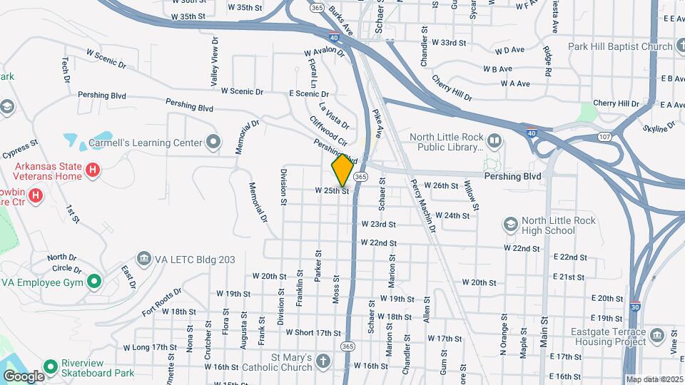 2420 Moss St Mapa y Detalles de la Ubicación