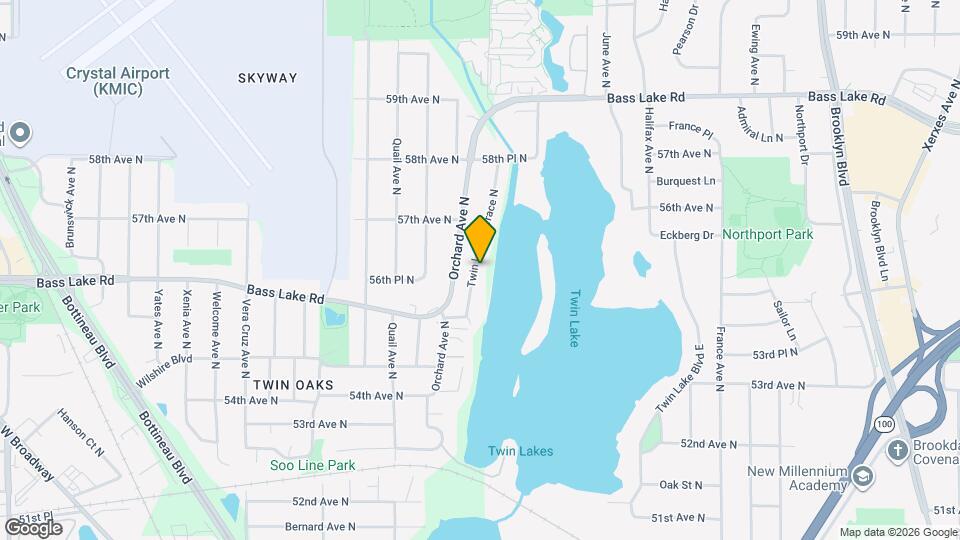 5636 Twin Lake Terrace N Map and Location Details