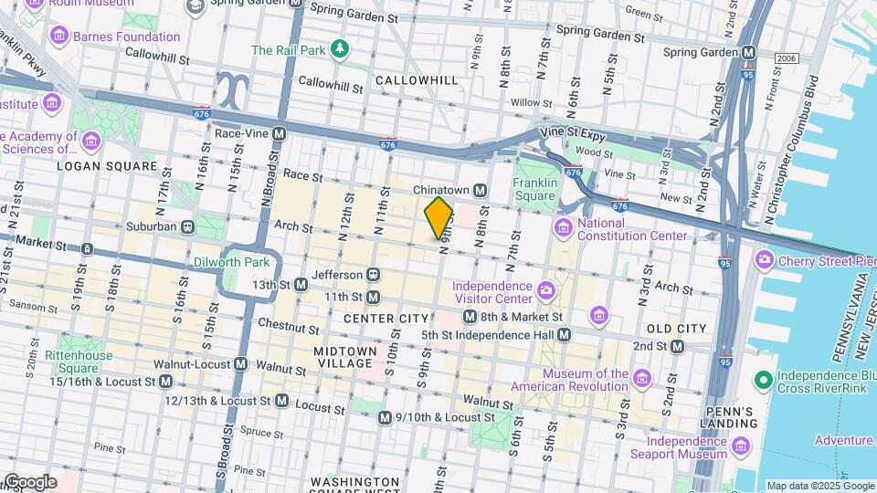 905 Arch St, Unit 301 Map and Location Details