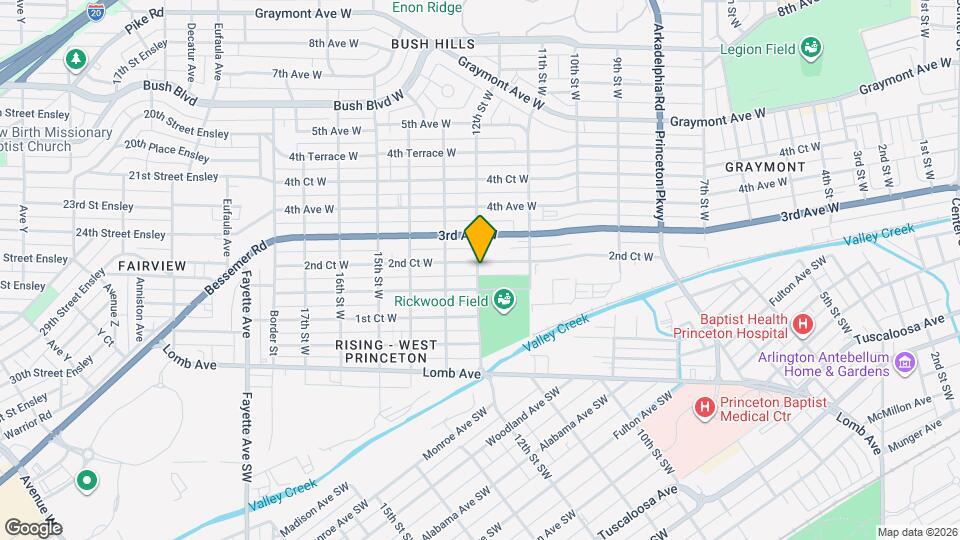 219 12th St W Map and Location Details