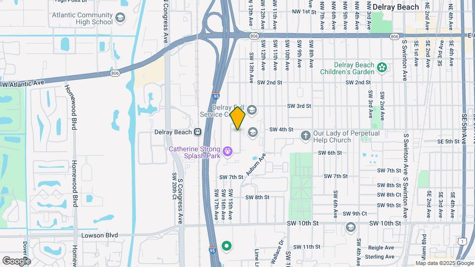 418 SW 14th Ave Map and Location Details