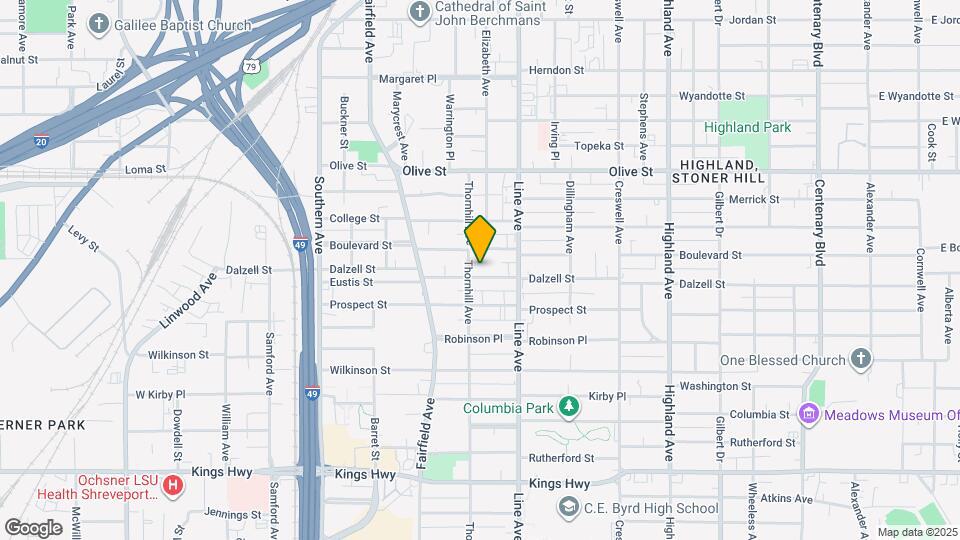 850 Dalzell St Map and Location Details