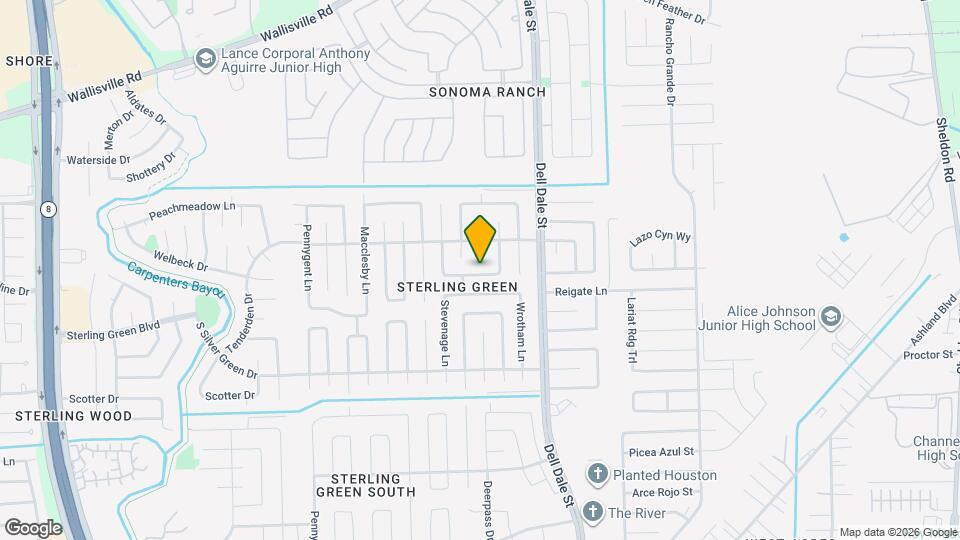 15243 Bedford Glen Dr Map and Location Details