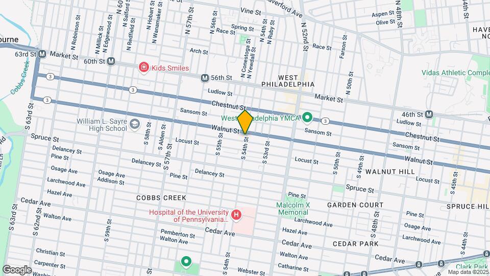 5400 Walnut St Map and Location Details