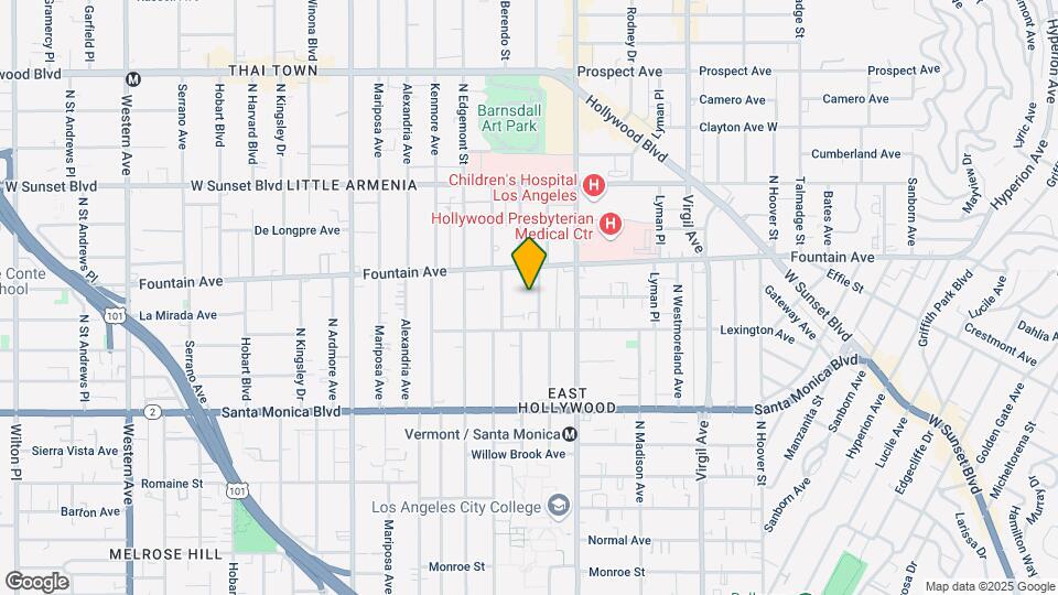 1241 N New Hampshire Ave Mapa y Detalles de la Ubicación