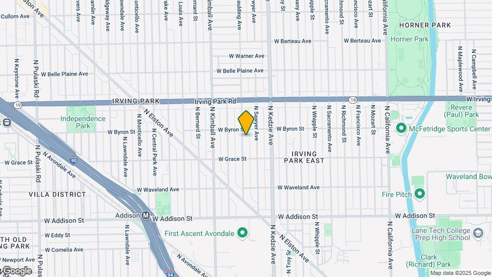 3843 N Spaulding Ave Map and Location Details