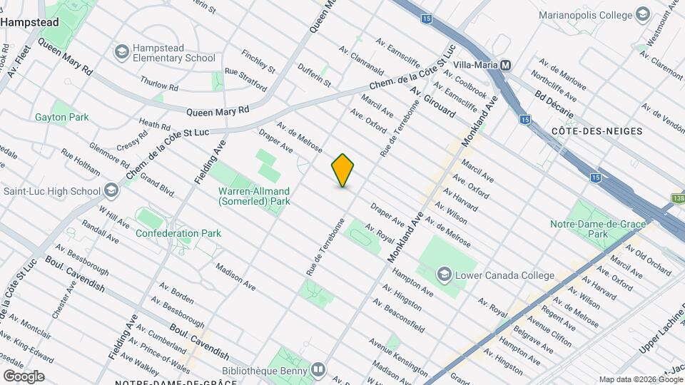 4540 Draper Av Map and Location Details