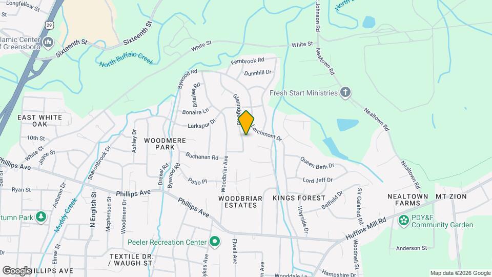 1503 Glenridge Rd Map and Location Details